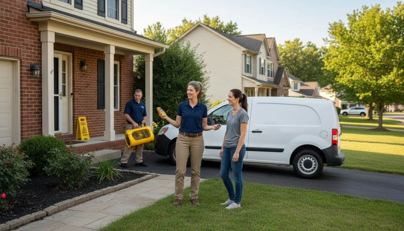 Water restoration image for Dehumidification And Cleanup Services in Yountville, CA